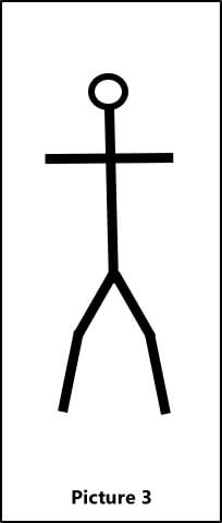 stick man with both legs